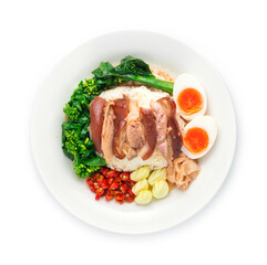 Stewed Pork Leg cutlet boiled in Sweet Brown Sauce