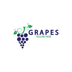 Grapes vector icon illustration design