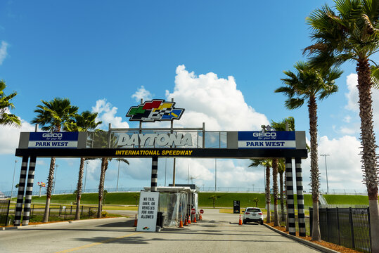 Daytona International Speedway Park West gate