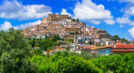 Fototapeten Scenic medieval villages (borgo) of Calabria. Rocca Imperiale in Cosenza province, Italy © Freesurf