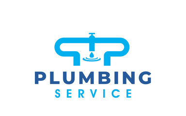 Creative of a plumbing and maintenance service logo