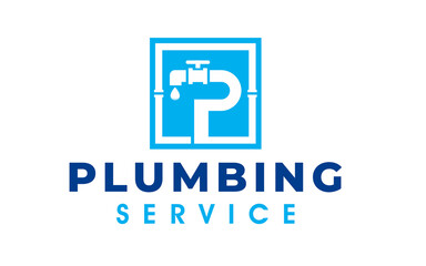 Creative of a plumbing and maintenance service logo