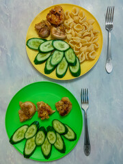 green peas on a plate