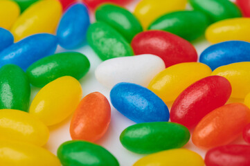Oval colorful candy