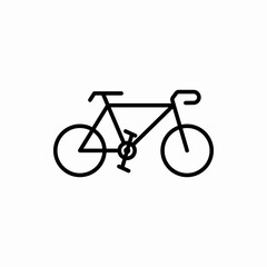 Outline bike icon.Bike vector illustration. Symbol for web and mobile