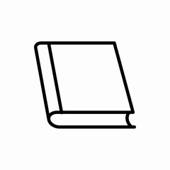 Outline book icon.Book vector illustration. Symbol for web and mobile