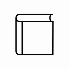 Outline book icon.Book vector illustration. Symbol for web and mobile