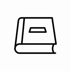 Outline book icon.Book vector illustration. Symbol for web and mobile