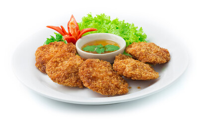 Shrimp Pancake Deep Fried Chinese Food Asian style