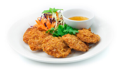 Shrimp Pancake Deep Fried Chinese Food Asian style