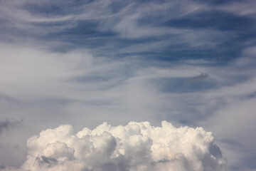 Obraz premium texture clouds against a blue sky