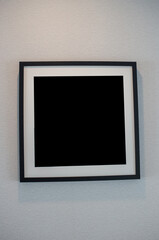White background picture frame for home wall