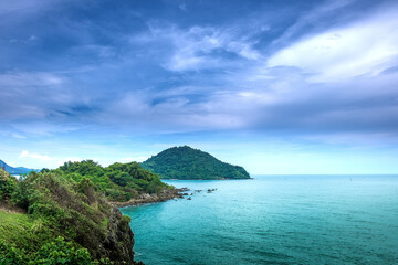 Obraz premium Great famous cape view point in Chantaburi, THAILAND.