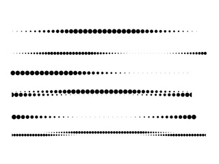 Halftone dots . vector dotted design element