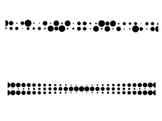 Halftone dots . vector dotted design element