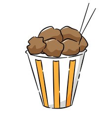 からあげ　イラスト　アイコン