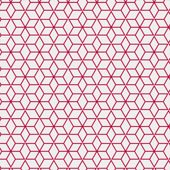 Geomatric Simple black and Red hexagonal or honeycomb pattern, seamless background 04 copy