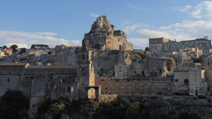 Fototapeta premium foto centro storico di Matera