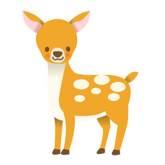 かわいい鹿のイラスト