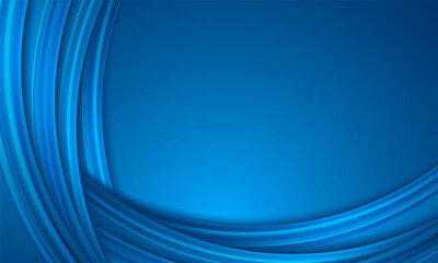 Abstract blue background, circular overlay, curve pattern