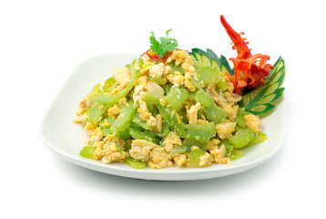 Stir Fried Bitter Gourd with Eggs Maincorse delicious