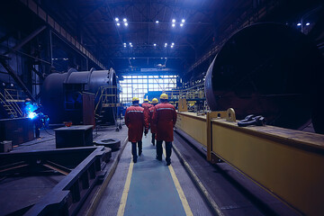 metallurgical production, manufacturing premises, workshop at the plant, blast furnace, heavy...