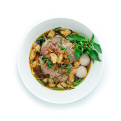Rice Noodles Beef Soup with Beef,Liver, and Beef Ball