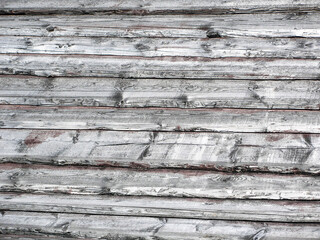A closeup of old wooden planks