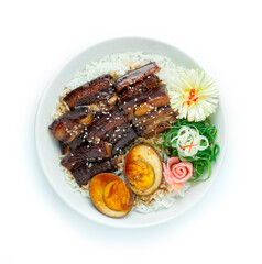 Dong Po Pork in Sweet Soy Sauce Recipe on Rice