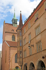 Street in Colmar, Alsace, France	