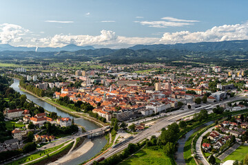 Fototapeta na wymiar City Celje Slovenia