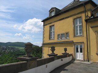 Fototapeta na wymiar Schloss Friedrichstein in Bad Wildungen