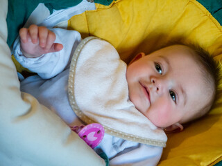 Cute little baby portrait