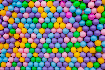 mixed colorful balls; abstract background