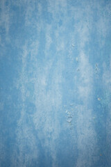 Vintage wood wall texture background and blue peeling paint.