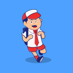 cute boy student for school