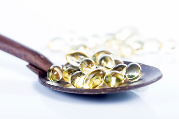 Garlic gel capsules extract