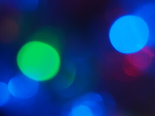 Christmas and Happy new year on blurred bokeh abstract background.and color full.