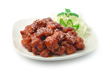 Fried Chicken (Dak Gang Jung) with Original Sauce
