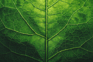Closeup leaf texture. Abstract natural floral background Selective focus, macro