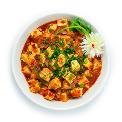 Mapo Tofu Stir with Ground Beef Spicy Sauce Korean