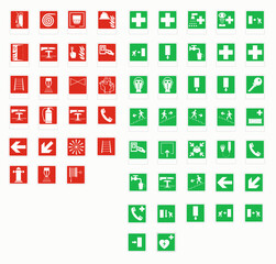 ISO 7010 SIGN WARNING SET SYMBOL SAFETY