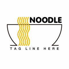 Instant Ramen Noodles , Asian food noodle logo