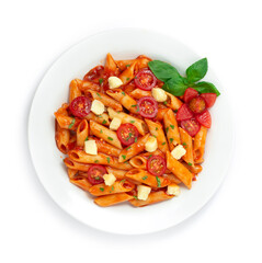 Pasta Tomato Sauce Penne shape with Cheese