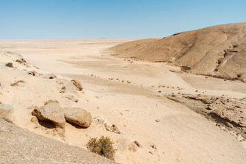 Fototapeta na wymiar empty desert landscape