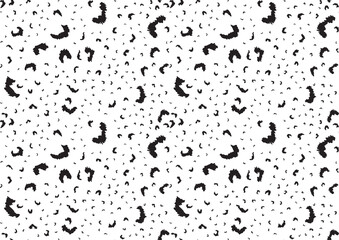 Abstract animal skin leopard seamless pattern design. Jaguar, leopard, cheetah, panther fur.