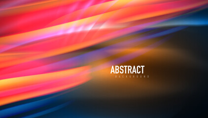 Creative fluid wave lines abstract background. Trendy abstract layout template for business or technology presentation, internet poster or web brochure cover, wallpaper
