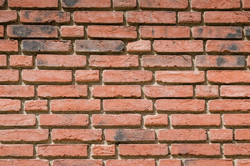 New red brick wall texture