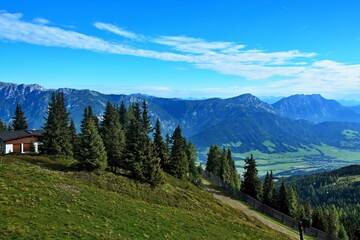 Austrian Alps-view of the massif Dachstein