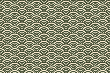 Geometric pattern. Classic retro fashion stripes texture. Traditional asian ornament illustration
